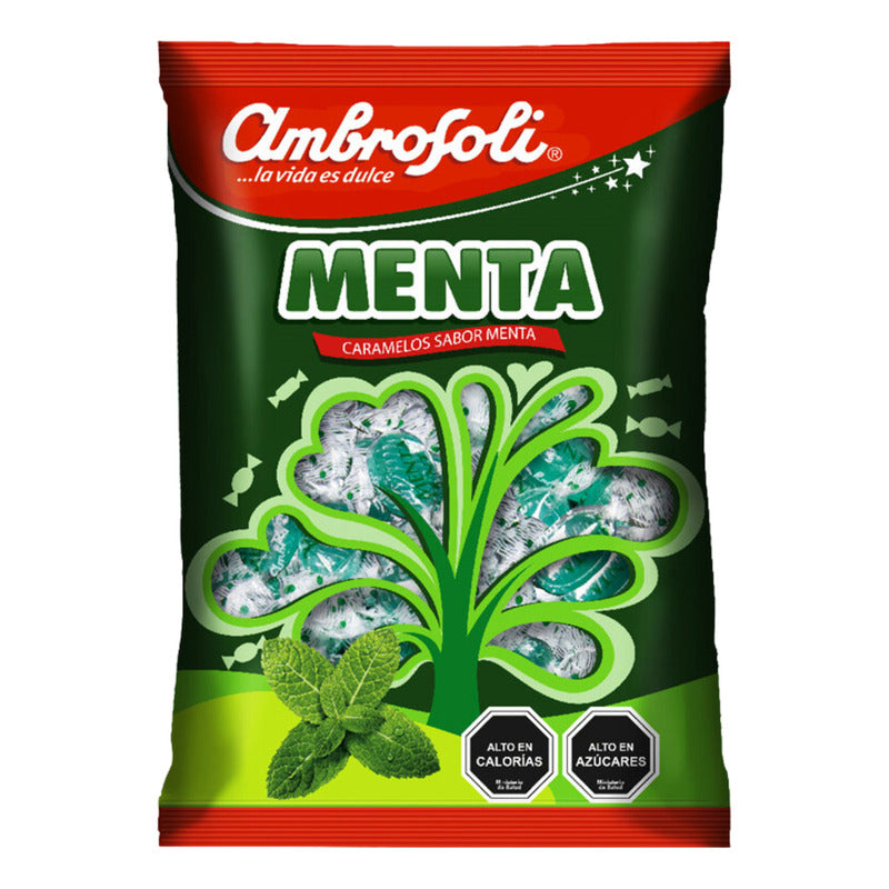 Caramelo Menta Ambrosoli (pack De 3 Bolsas De 100un C/u)