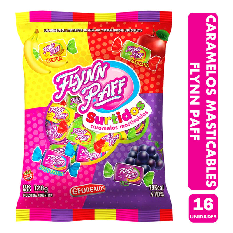 Flyn Paff Masticables Importados Sin Gluten (bolsa Con 16un)