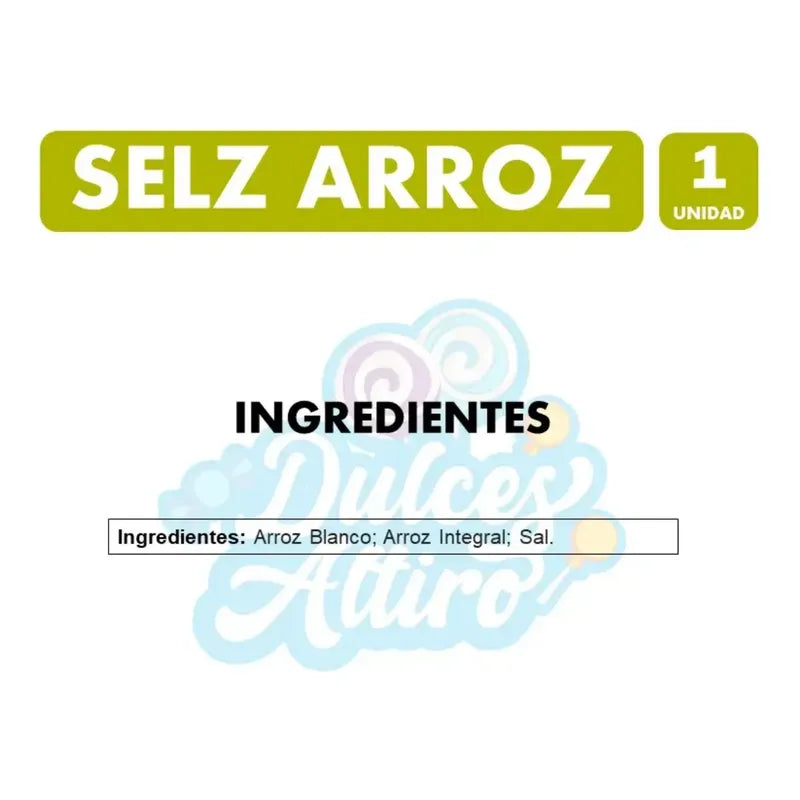 Galletas De Arroz Selz Original De Arcor (100 Gramos)