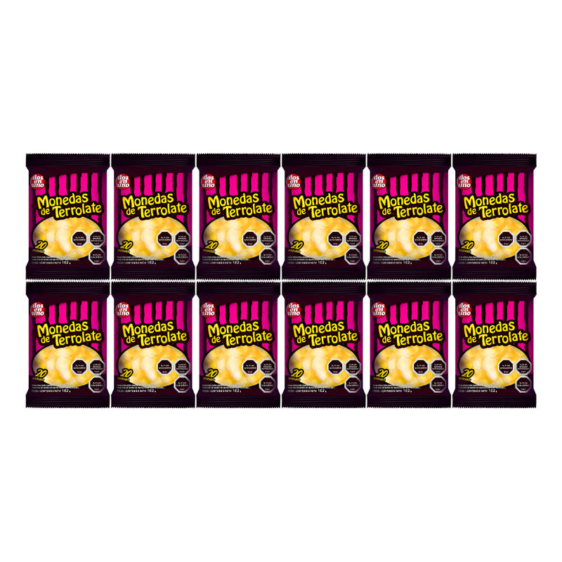 Dulces Para Halloween - Monedas De Terrolate (pack 12 Uni)
