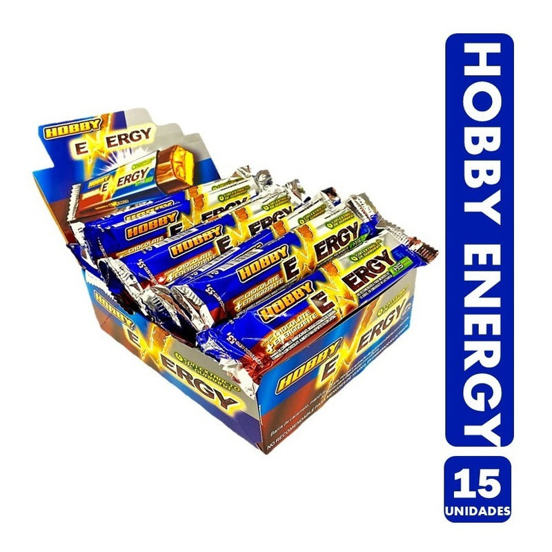 Hobby Energy - Barras De Chocolate Hoby (caja Con 15 Uni)