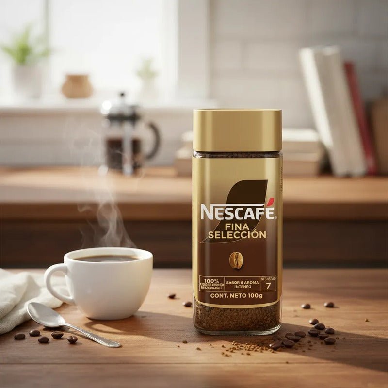 Café Fina Selección Nescafé - Sabor & Aroma Intenso 100g