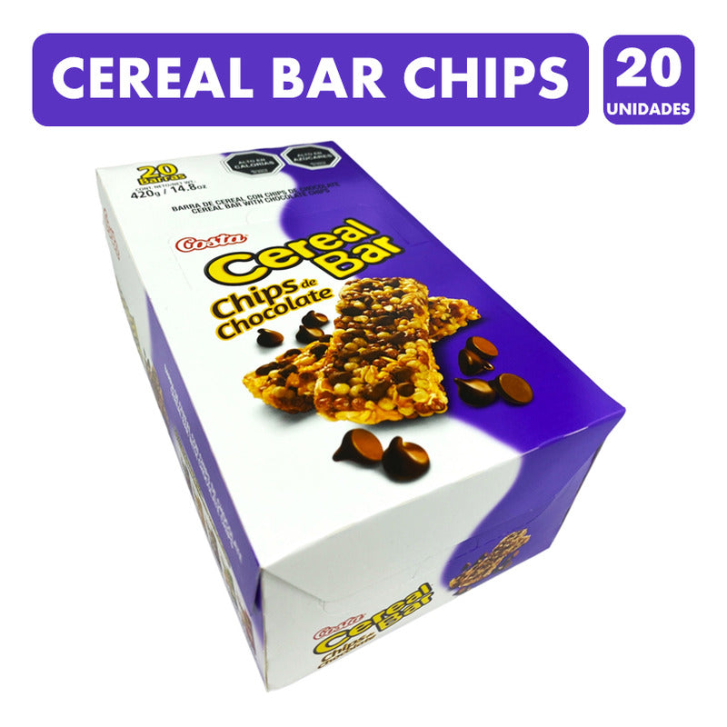 Barra De Ceral Bar Con Chips De Chocolate (caja Con 20un)