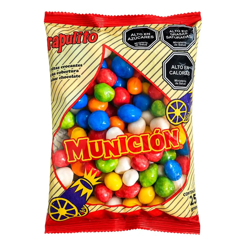 Bolitas Crocantes Con Cobertura De Chocolate De Colores 250g