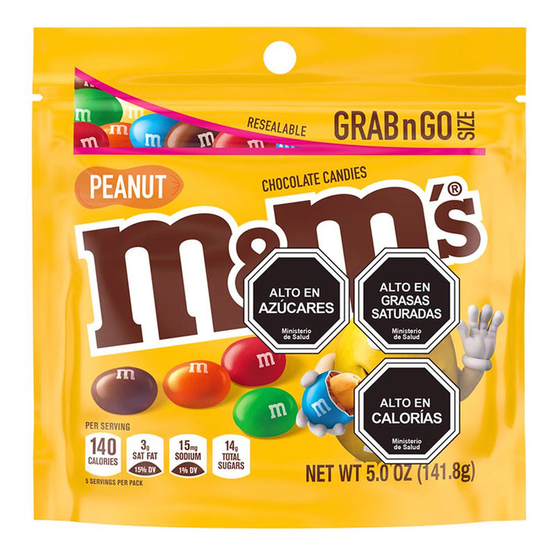 M&m Maní Importado Mars (bolsa Amarilla Con 141,8 Gramos)