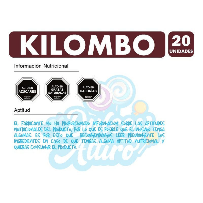 Obleas Kilombo, Marca Fruna - Paquete Con 20 Un. De 42g C/u.