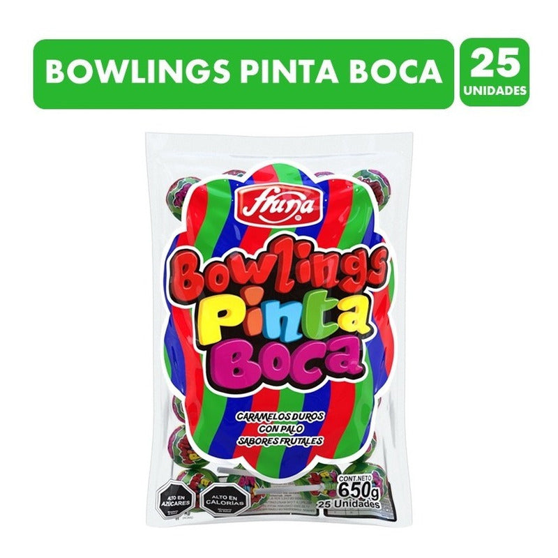 Bowling Pintaboca - Coyak´s De Fruna (bolsa Con 25 Uni)