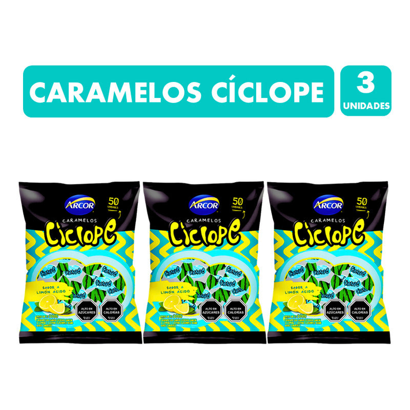 Dulces Para Halloween - Caramelos Cíclope (pack 3 Unidades)
