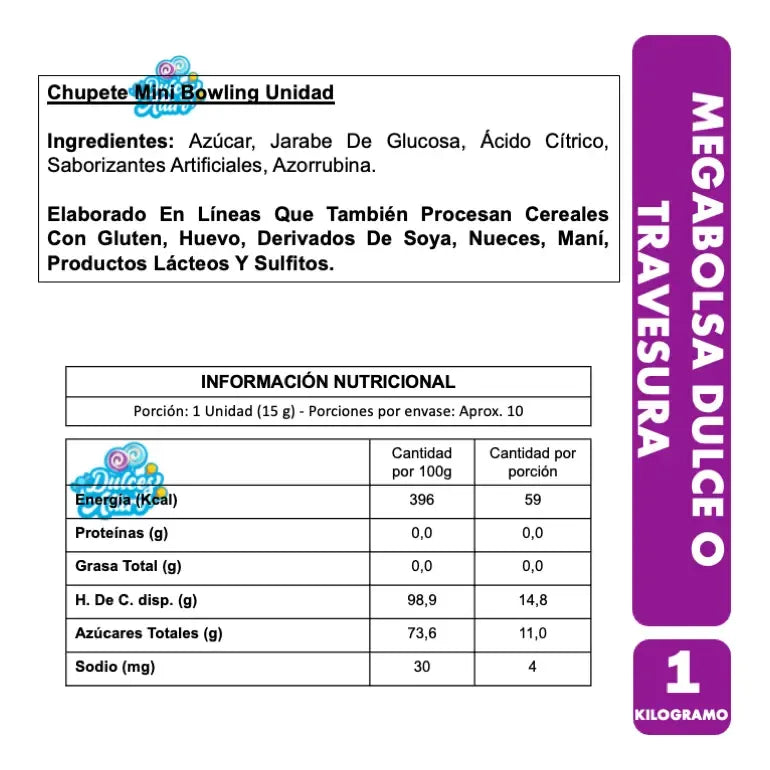 Dulces Para Halloween - Piñata Dulce O Travesura (1 Kg)