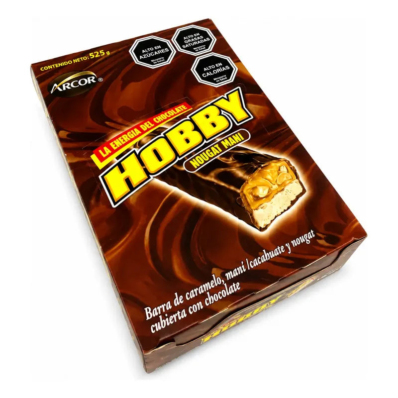Hobby Tradicional Nougat De Arcor - Caja Con 15 Unidades