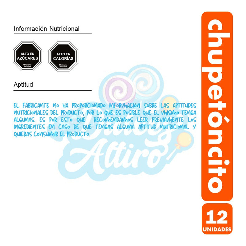 Chupetoncito - Paleta Caramelo De Lheritier(caja Con 12 Uni)