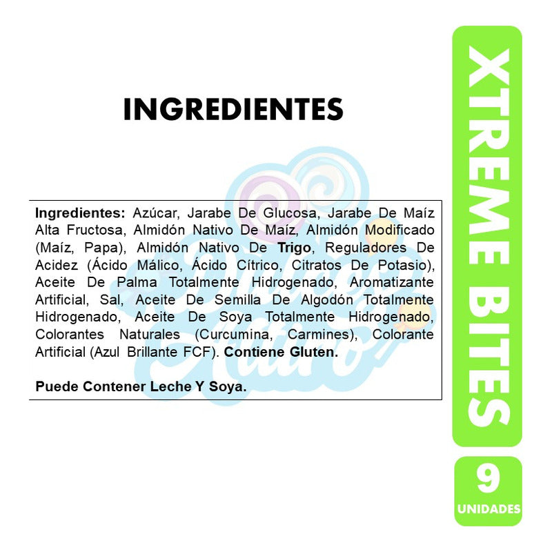 Gomitas Ácidas Chupa Chups Xtremes (pack De 9 Unidades)
