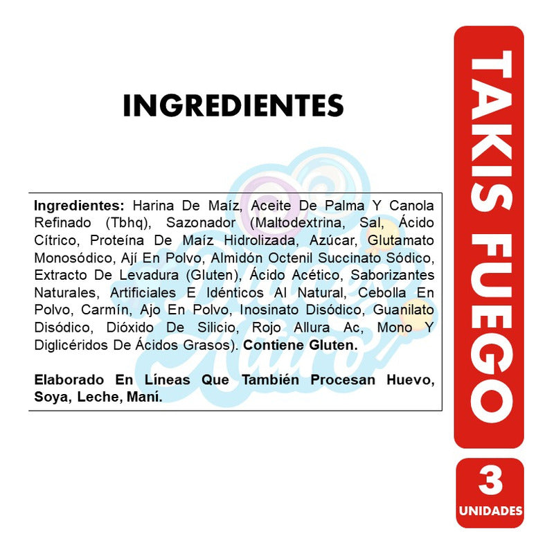 Takis Aji Y Limón - Tortillas De Maíz Fuego (pack Con 3 Un)