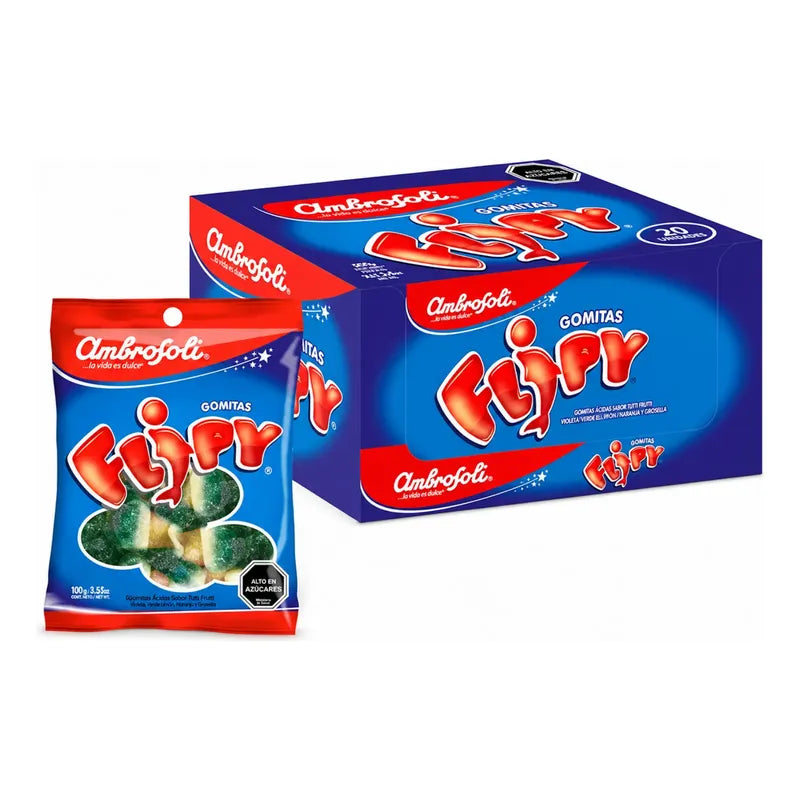 Gomitas Flipy De Ambrosoli - Display Con 20 Unidades