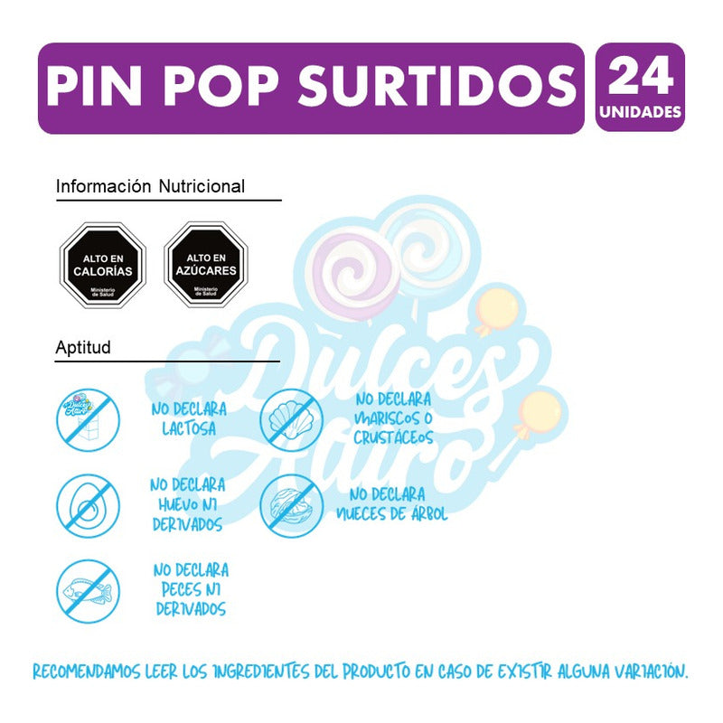 Pin Pop - Coyak De Ambrosoli (bolsa Con 24 Unidades)