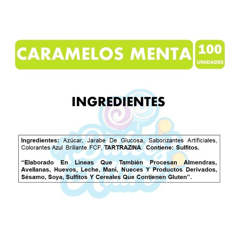 Caramelos Sabor Menta De Ambrosoli (bolsa Con 100 Unidades)