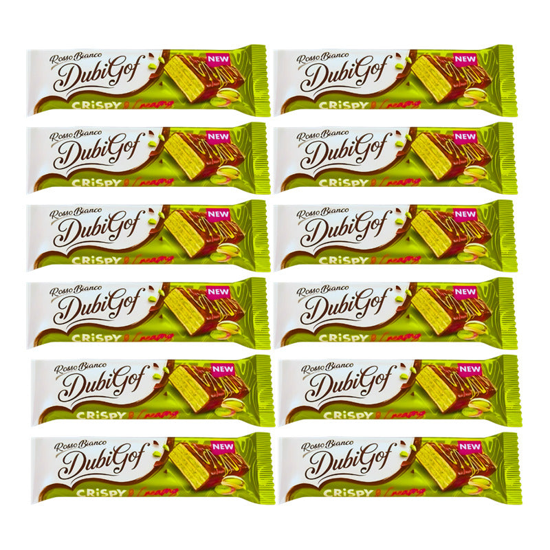 Dubi Gof - Oblea Recubierta De Cacao Sabor A Pistacho Dubai