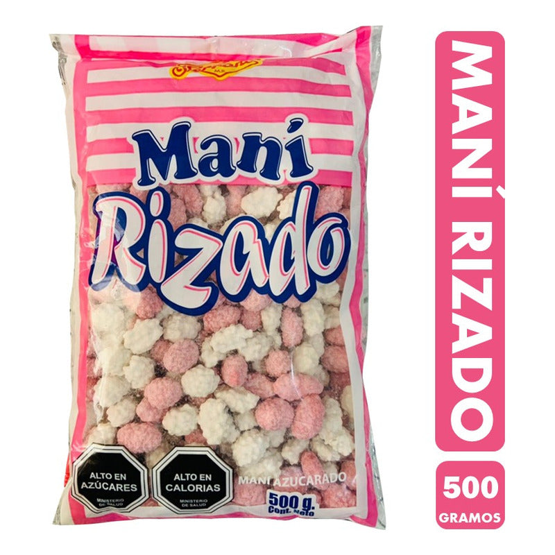Maní Rizado Fruna - Maní Confitado (bolsa De 500 Gramos)