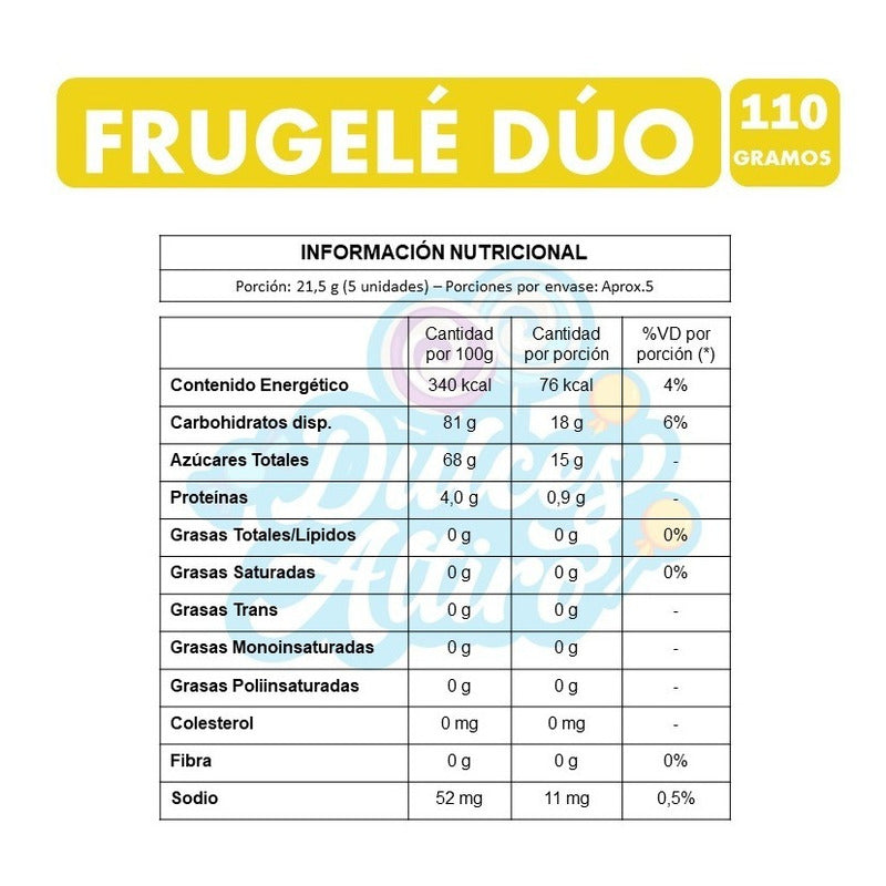 Frugele Duo - Gomitas De Ambrosoli (bolsa Con 110gr)