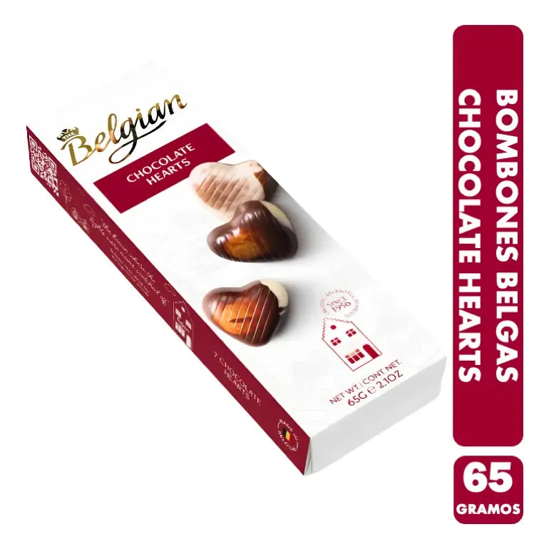 Bombones De Chocolate En Forma De Corazón The Belgian
