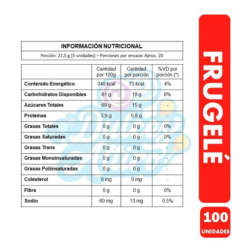 Frugelé Ambrosoli (bolsa Con 100 Unidades)