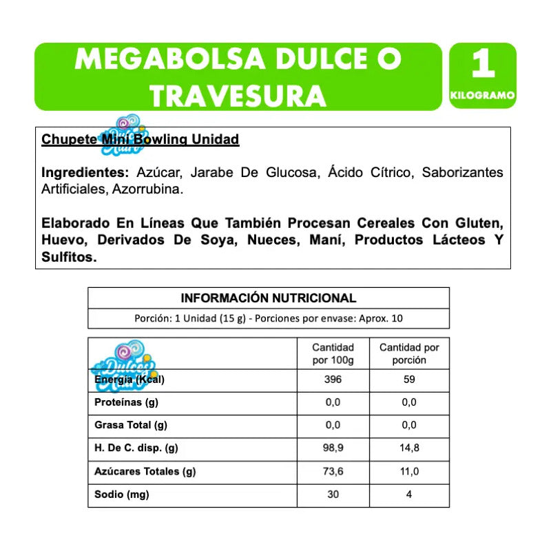 Dulces De Halloween - Mega Piñata Dulce O Travesura (1 Kg)