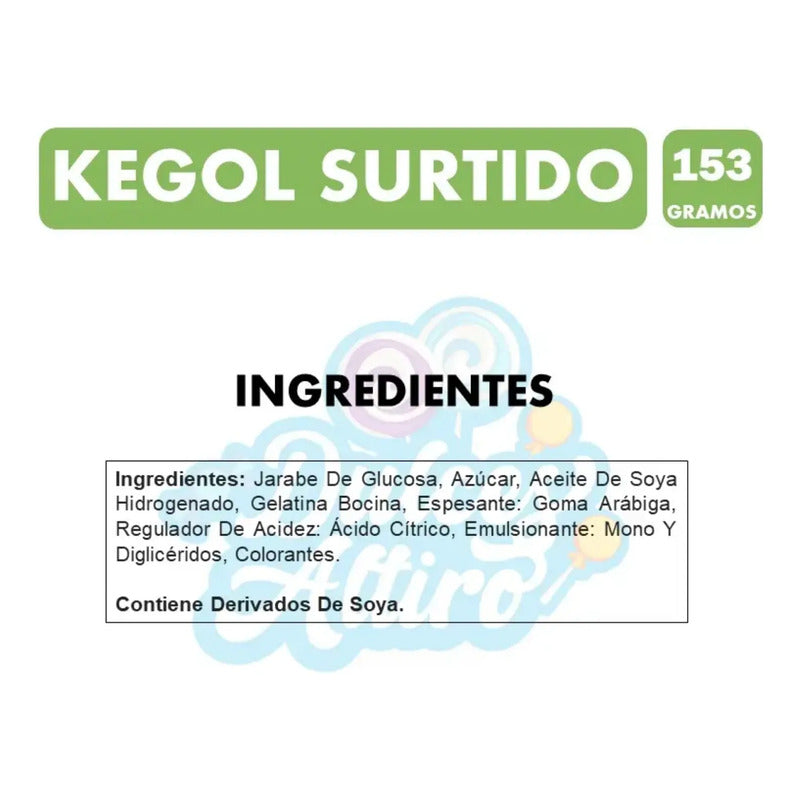 Masticables Kegol Sabor Surtidos De Arcor  (153gr)