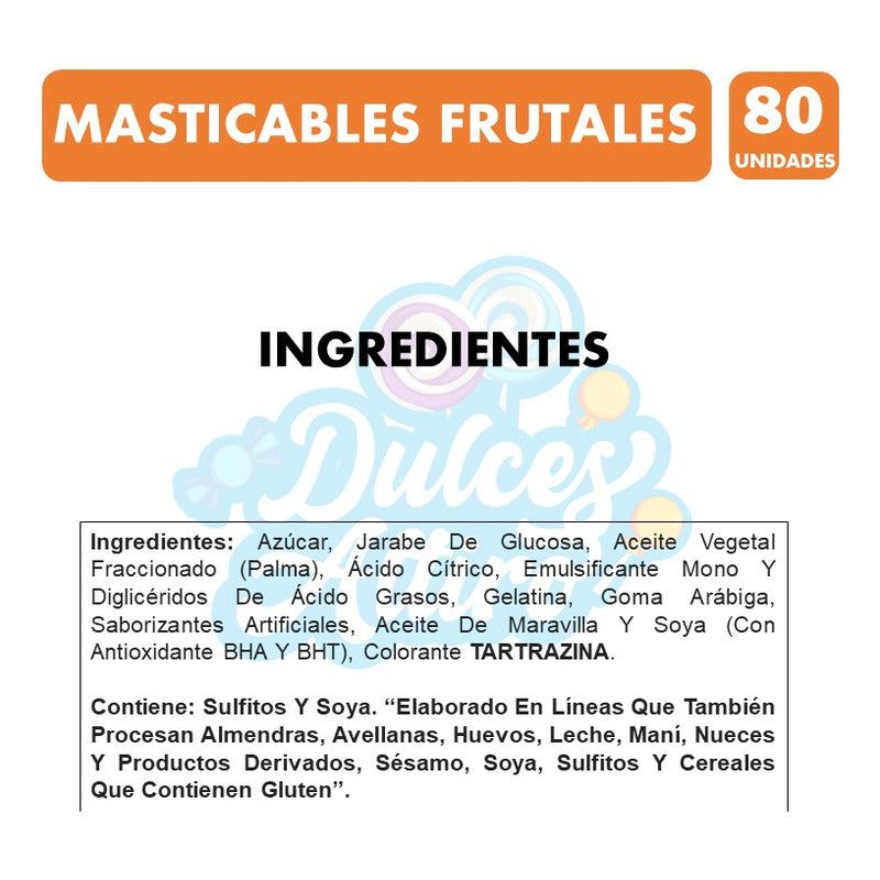 Masticables Frutales Ambrosoli De Halloween (bolsa Con 80un)