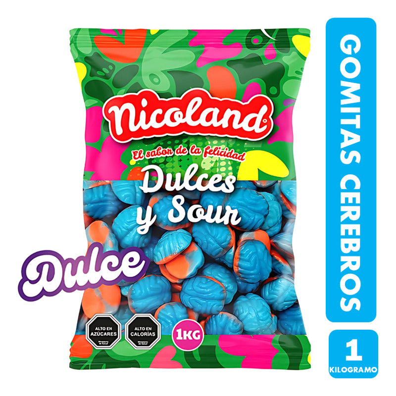 Gomitas Por Mayor Gomitas En Forma De Cerebros (bolsa 1kg)