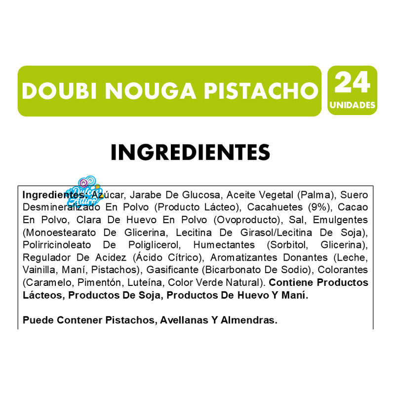 Chocolate Sabor Pistacho Con Caramelo Y Nueces (caja 24 Uni)