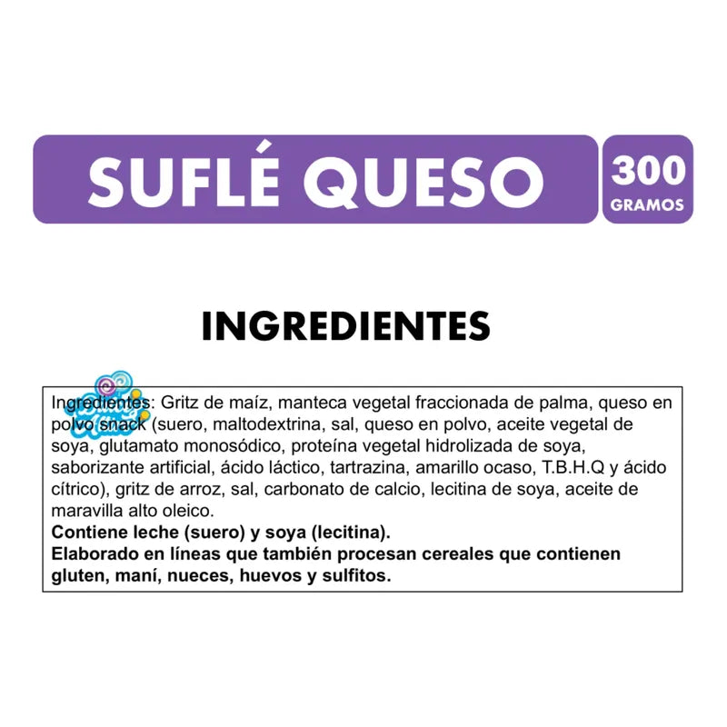 Balde Suflé Queso - Cereal Horneado Sabor Queso (300g)