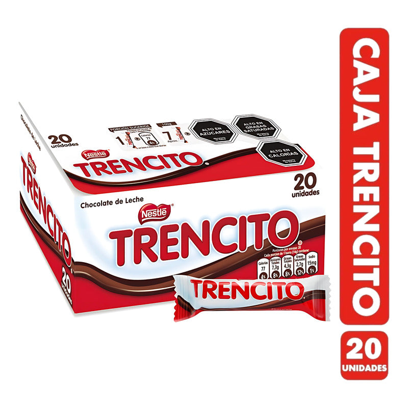 Trencito Nestle En Formato Individual (caja Con 20 Unidades)