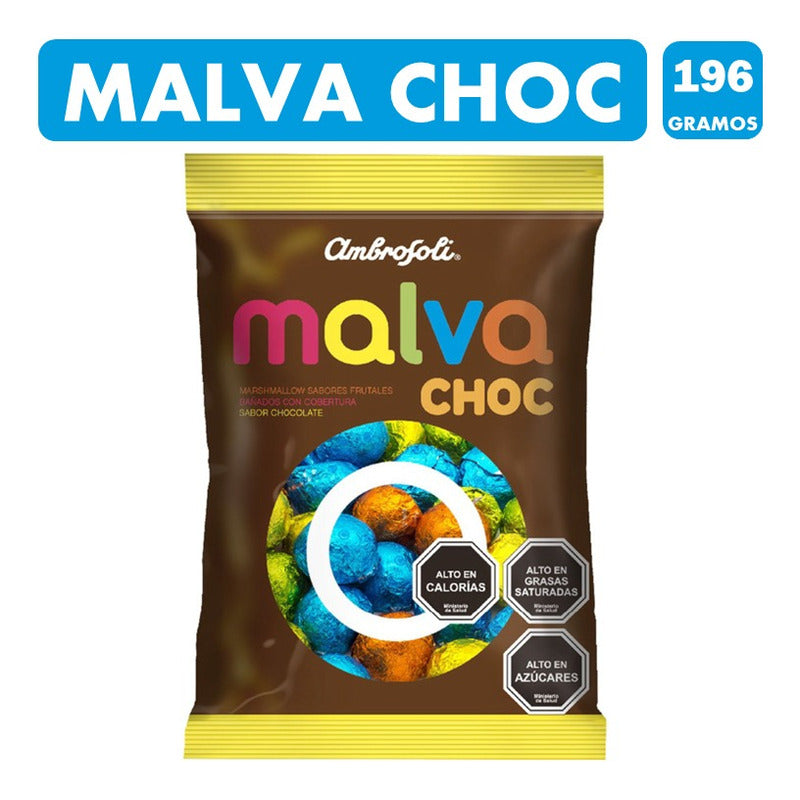 Marshmallow Malva Choc De Ambrosoli (bolsa Con 196 Gramos)
