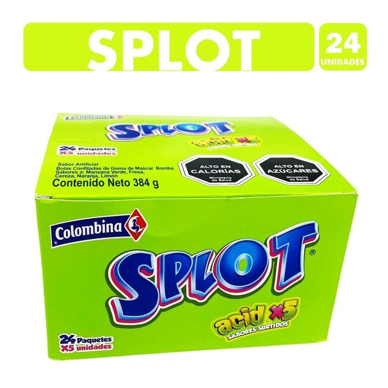 Chicle Splot Display 24 Unidades 16gr