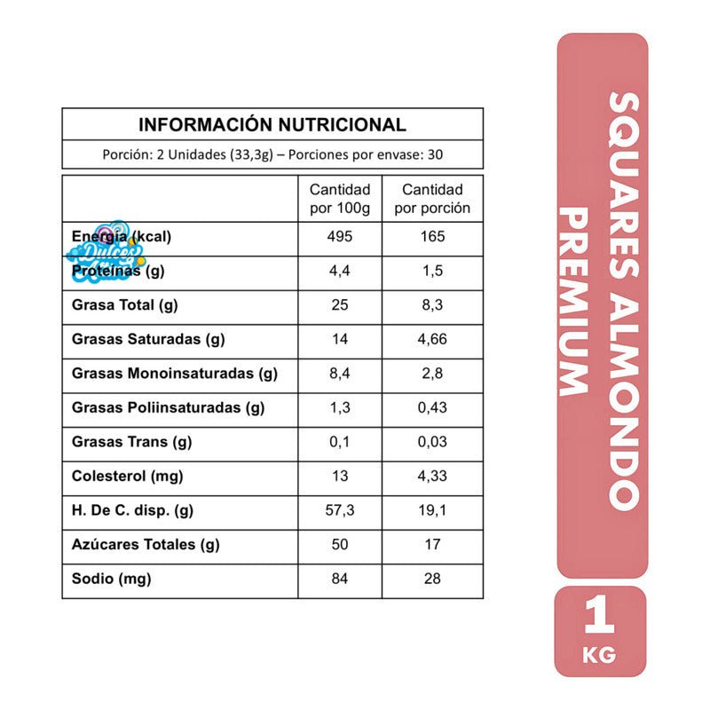 Chocolate Bombónes Almondo Almendra De Goplana (caja 1 Kg)