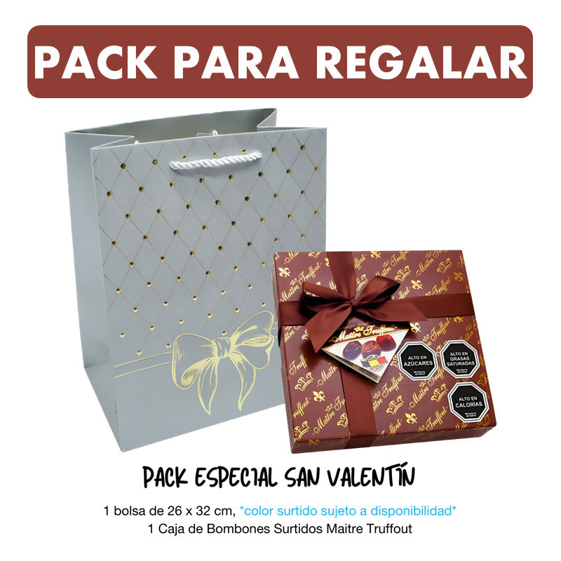 Bombones Surtidos Maitre Truffout + Especial Bolsa De Regalo