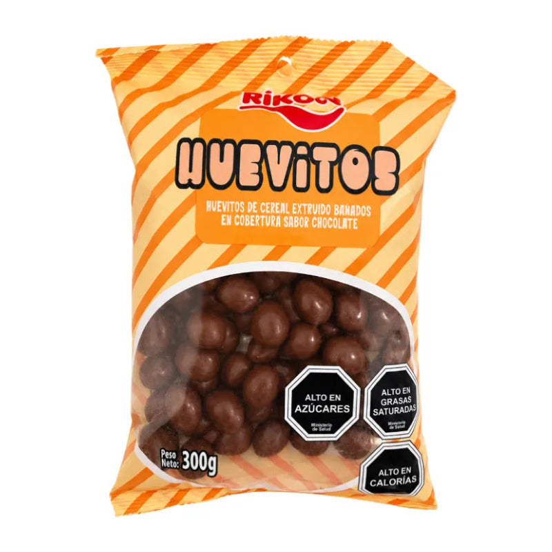 Huevitos De Cereal Bañados En Chocolate Rikón (bolsa 300gr)