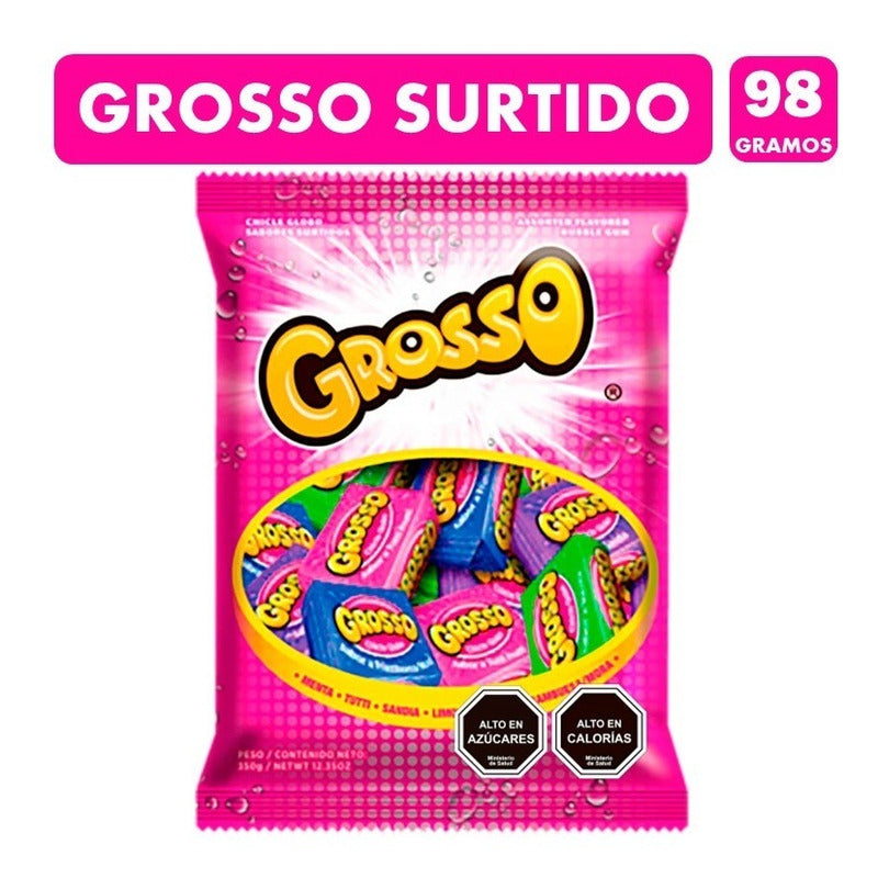 Grosso Sabores Surtidos - Chicles De Arcor (bolsa Con 98gr)