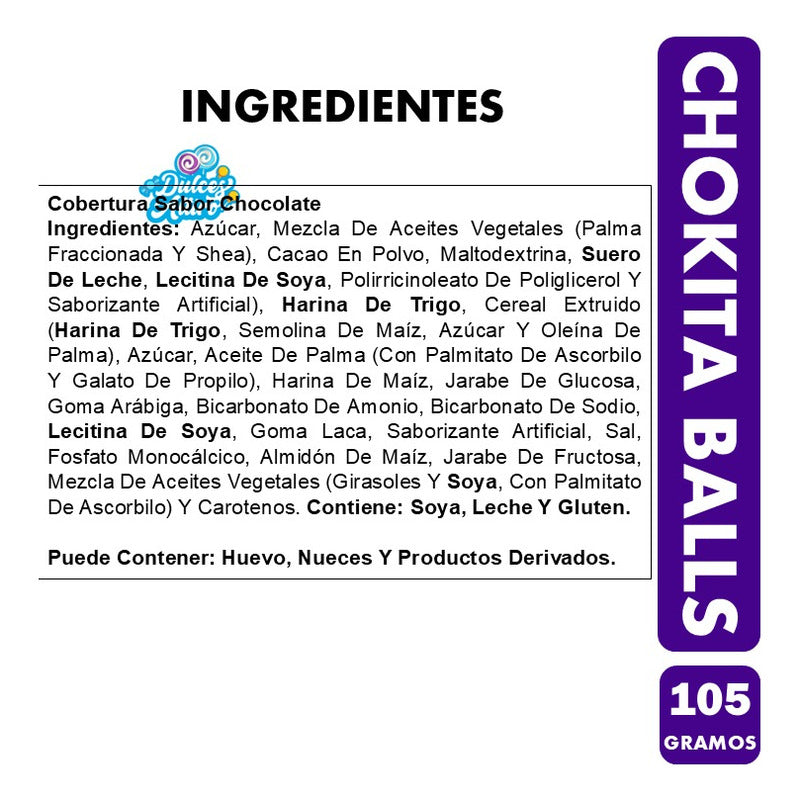 Chocolate Chokita Balls De Nestlé - Formato Doypack (105 Gr)