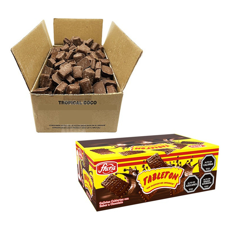 Combo Especial Los 80 Tropical Coco Y Caja De Tableton De Kg