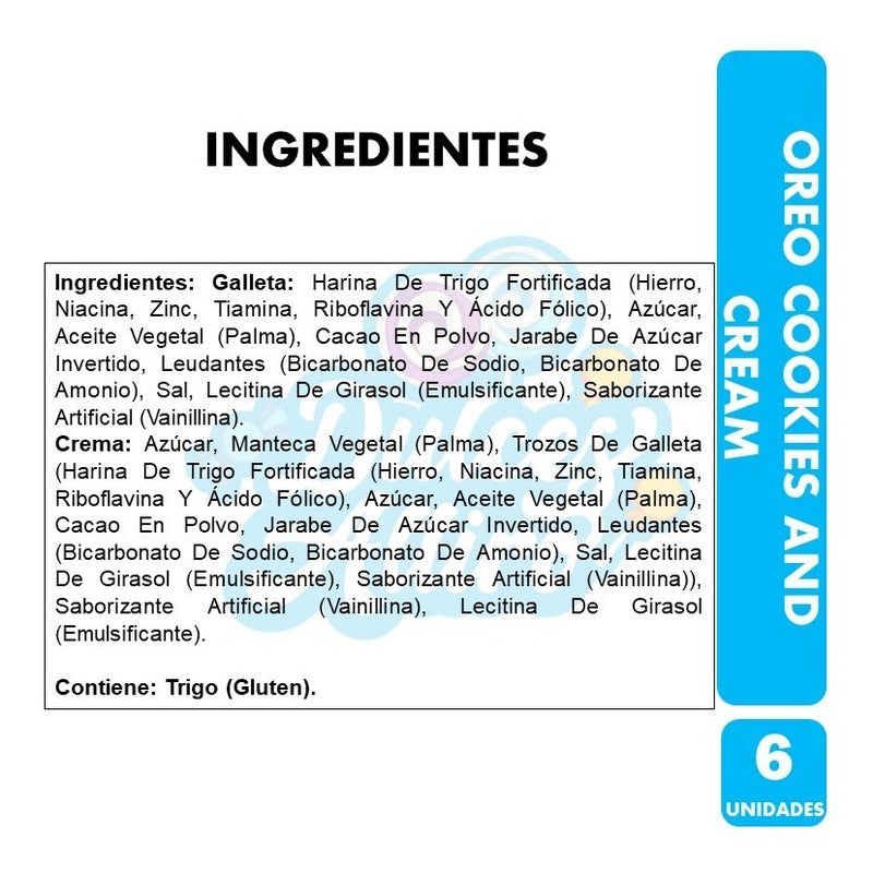 Oreo Cookies And Cream - Galletas (pack Con 6 Unidades)