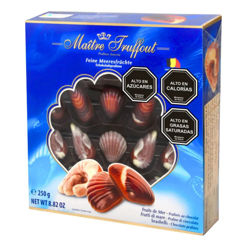 Bombones Formas Del Mar Maitre Truffout - Caja Con 250gramos
