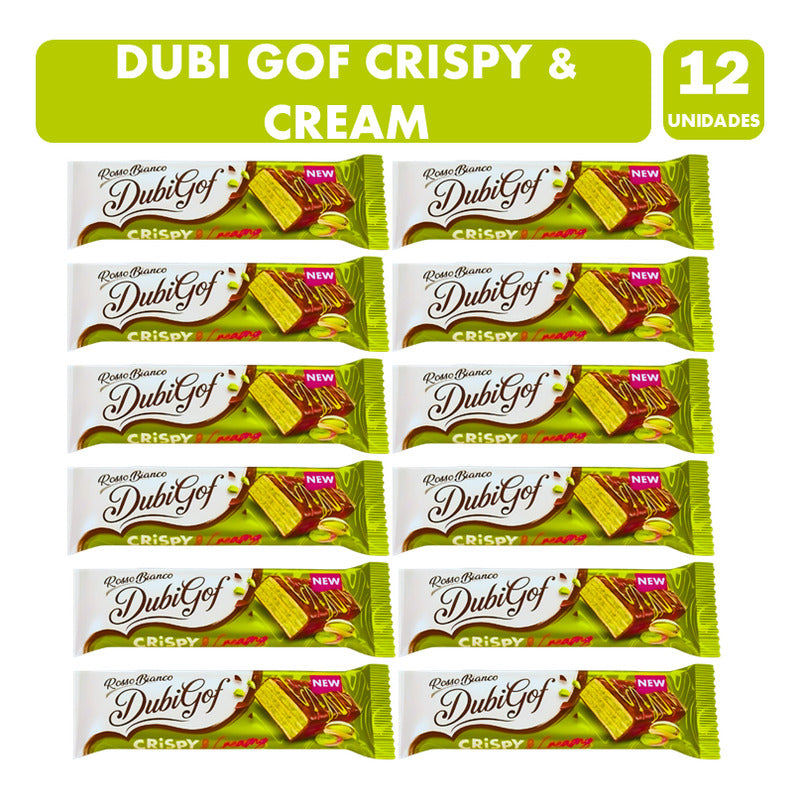 Dubi Gof - Oblea Recubierta De Cacao Sabor A Pistacho Dubai