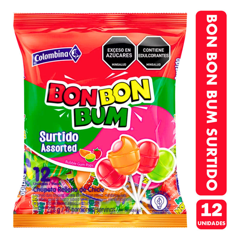 Bon Bon Bum Sabores Surtidos (bolsa Con 12 Coyacs)