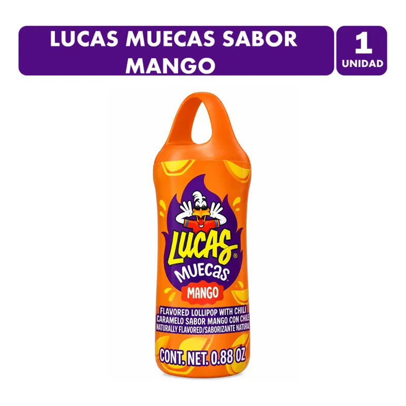 Lucas Muecas Mango - Paleta De Caramelo Mexicano (25g)