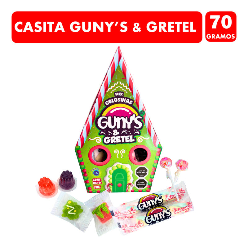 Dulces Para Navidad - Casita Mix Con Dulces Gun'ys & Gretel
