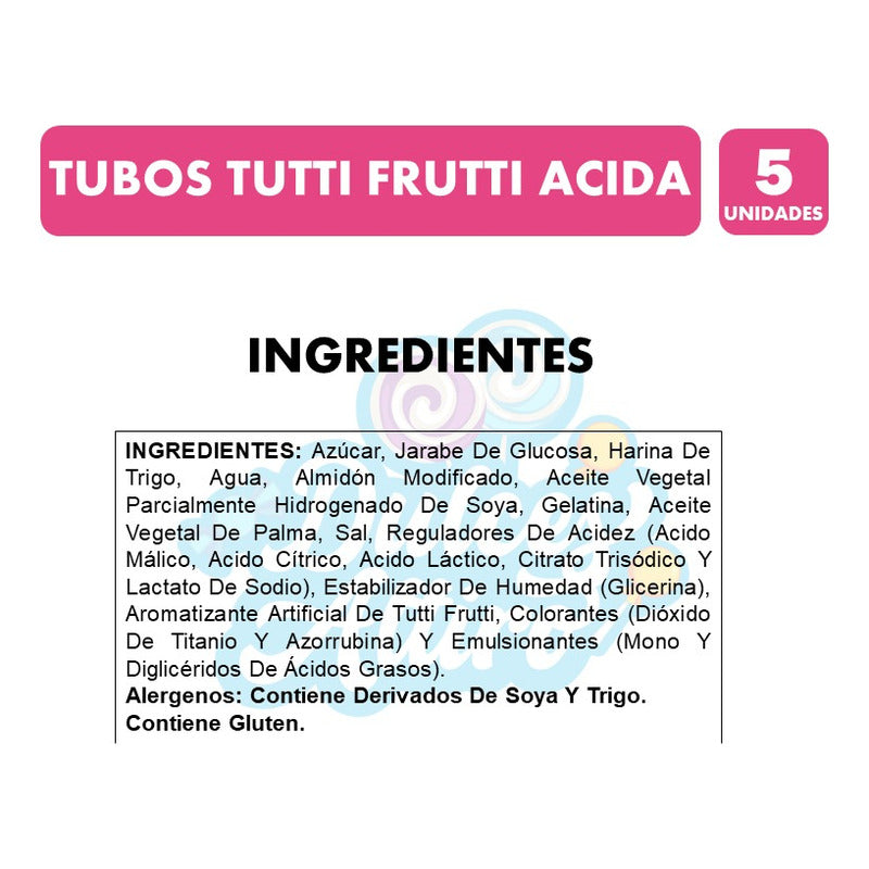 Gomitas Fini Sabor Tutti Frutti Ácida (pack De 5 Unidades)