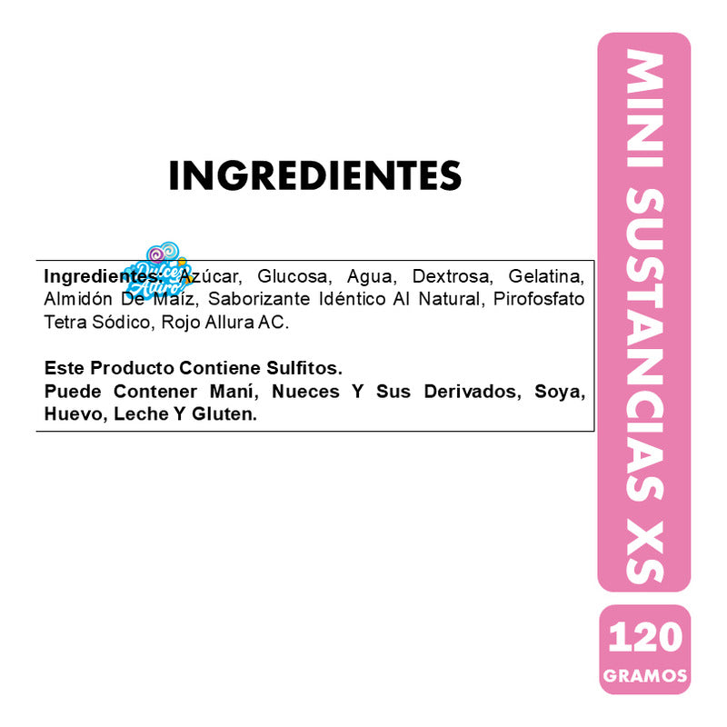 Mini Sustancias De Marshmallows Sabor Anís (bolsa De 120 Gr)