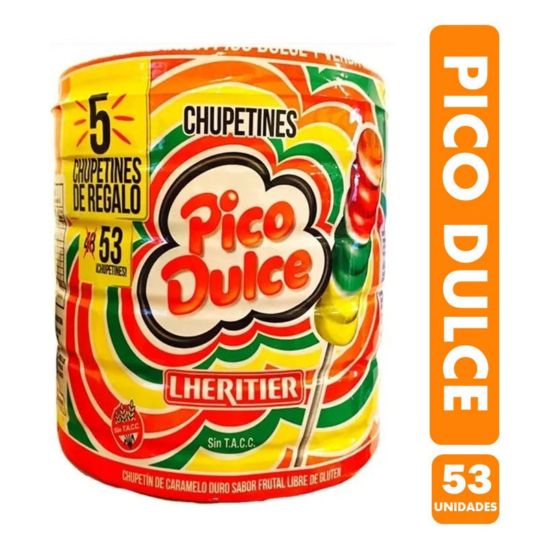Pico Dulce - Chupetines (pote Con 48 Unidades)