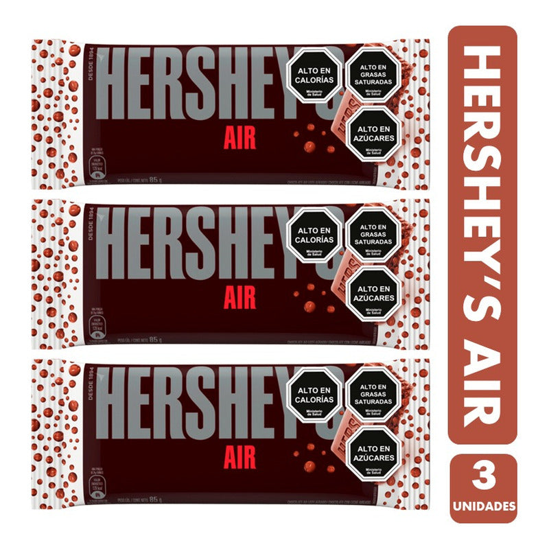 Tableta Hershey's Air - Chocolate Con Leche (pack De 3 Uni)